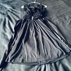 Speechless Black Halter Dress